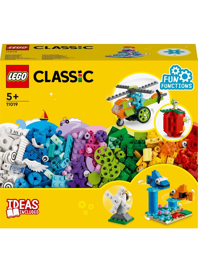 LEGO - Classic Bricks and Functions 11019 - Creative Building Set with 7 Buildable Toys for Ages 5 and Up (500 Pieces) - Image 1