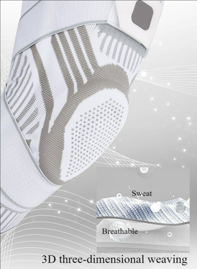 شفاء الحياة دعامة ركبة احترافية من السيليكون، دعامة ركبة احترافية للرجال، دعامة ركبة للرجال، دعامة ركبة للنساء، مناسبة للجري، الرباط الصليبي الأمامي، المفاصل، مناسبة للأشخاص الذين يتراوح محيط ركبتهم العلوي 56-62 سم - 2 قطعة - Image 5