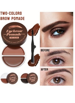 2 Color Eyebrow Pomade Natural Long Lasting Waterproof Eyebrow Makeup Gel with Eyebrow Brush Eyebrow Color Cream and Eyebrow Styling Brow Shaping Gel Pomade Dark Brown and Black 03 - pzsku/Z194235403BC6EAAA44DDZ/45/_/1730212337/02639220-aa33-4d4c-92a0-8ff5b8db650f