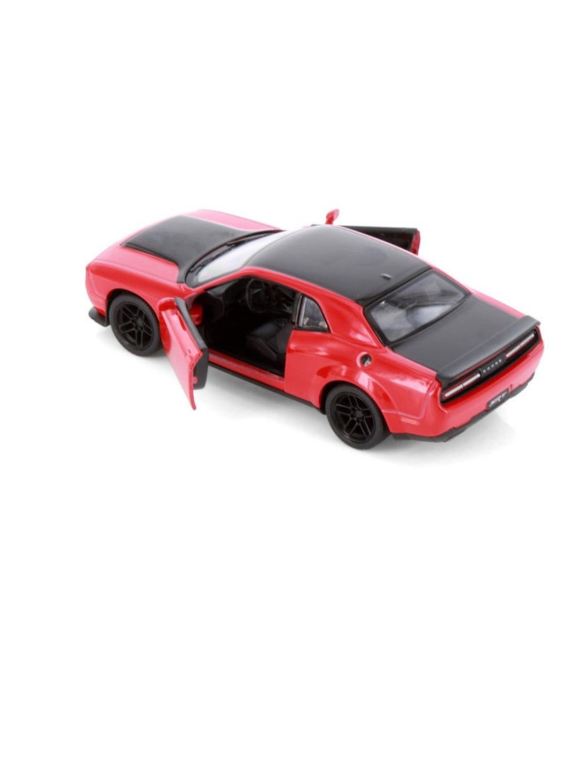 Kinsmart 2023 Dodge Challenger SRT Demon 170 Red - 1/40 Scale Diecast Model Car  - Image 5