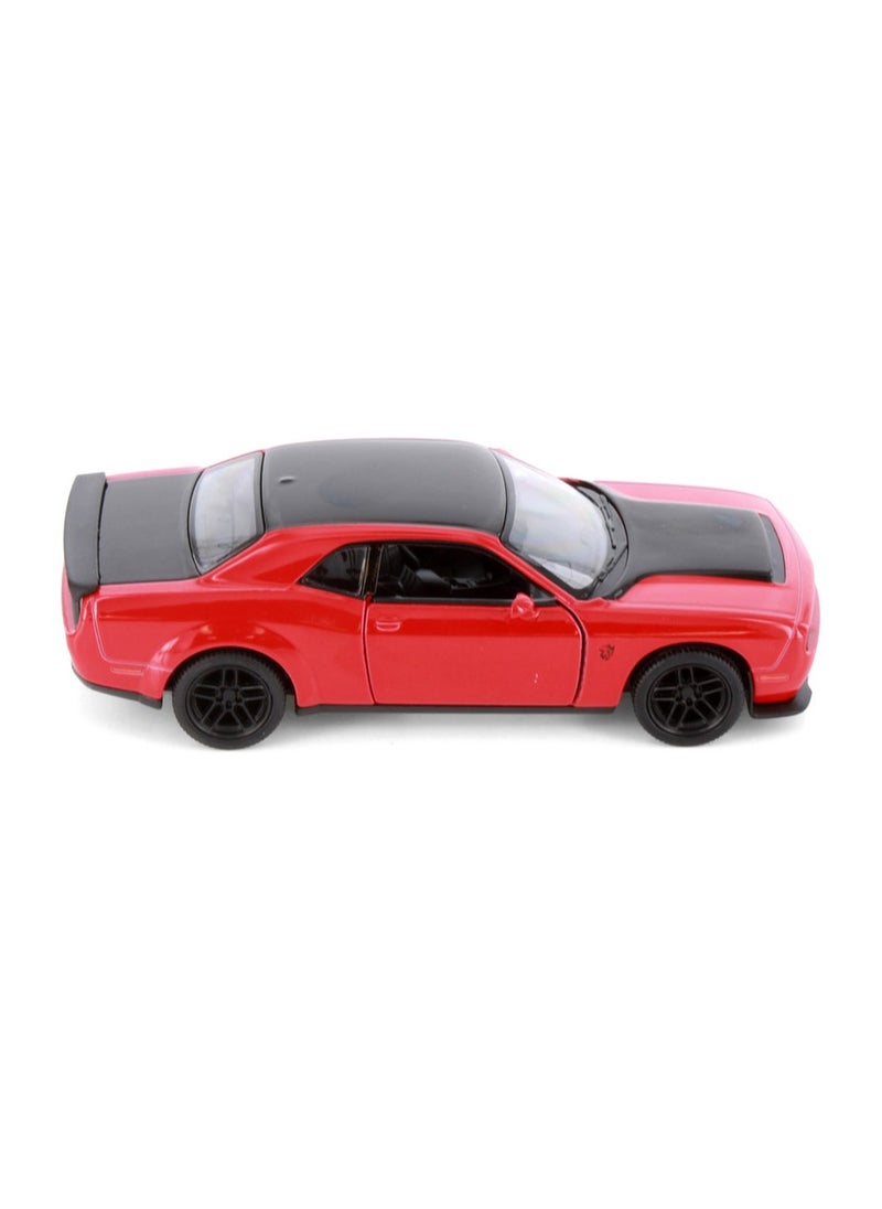 Kinsmart 2023 Dodge Challenger SRT Demon 170 Red - 1/40 Scale Diecast Model Car  - Image 3