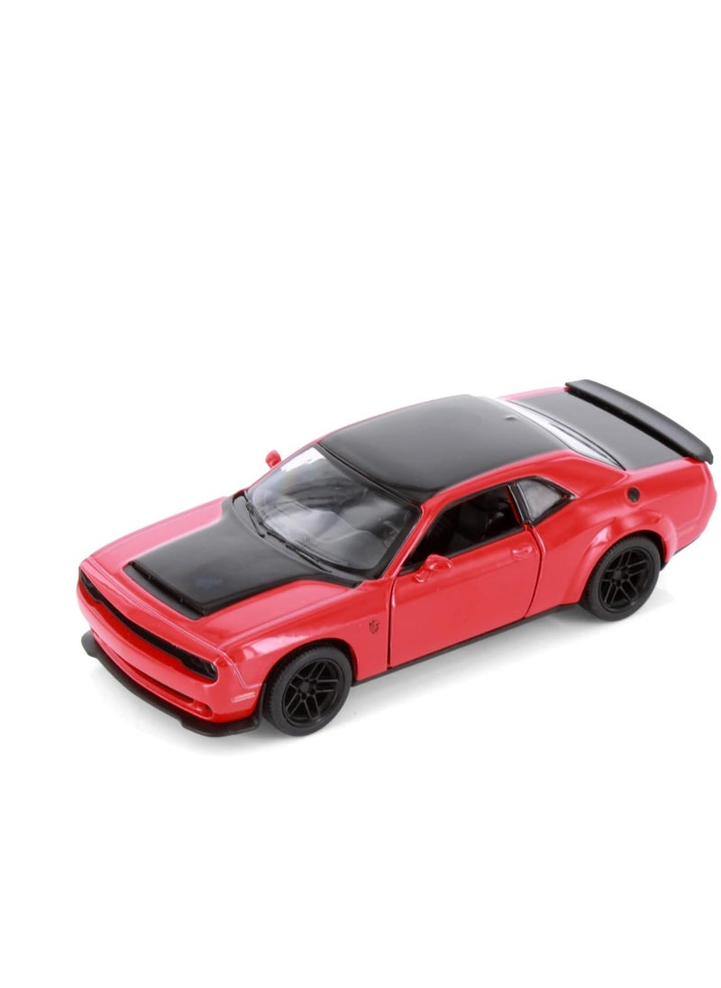 Kinsmart 2023 Dodge Challenger SRT Demon 170 Red - 1/40 Scale Diecast Model Car  - Image 1