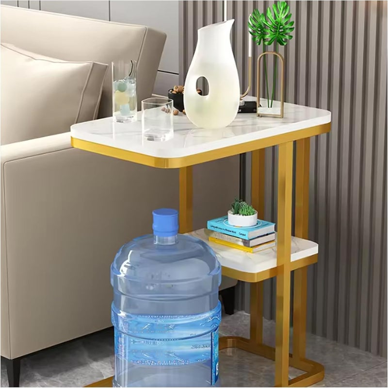 BLURISM Bookcase Nightstand End TableBed Side Table for Small Spaces Bedside Table Coffee Table Living RoomBedroom Sofa Table End Table Bedroom Simple - Image 2