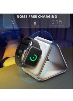 ELTRAZONE 3 in 1 Wireless Charger,Magnetic Foldable Charging Station,Fast Wireless Charging Pad  - Image 5