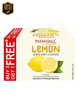 Lemon Body Soap Cleanser - Pack of 4 (125g Each): Refreshing Natural Body Soap Infused with Invigorating Lemon Scent for a Bright Complexion, Deep Cleansing, and Revitalizing Skin Nourishment - pzsku/Z19427C298372240B515BZ/45/_/1710420174/baddc546-5b2c-4a76-af50-05dde702c7bc
