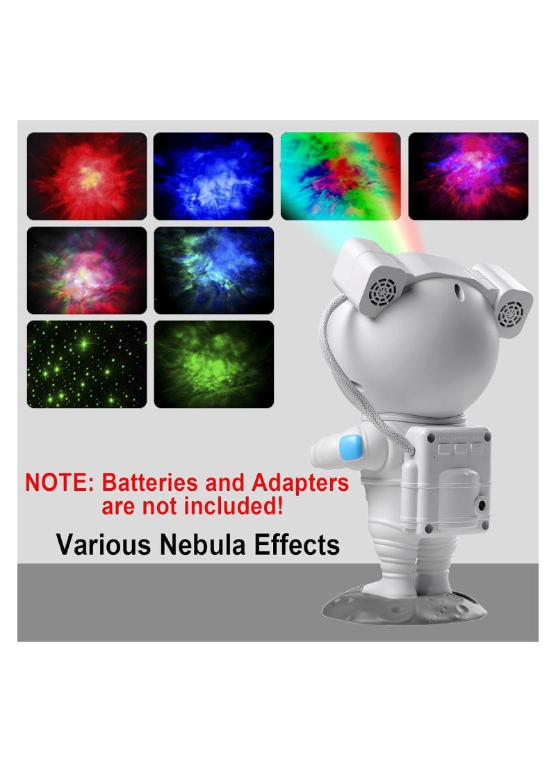 Astronaut Star Projector, Night Light Projector for Kids 7 Galaxy Lighting Ceiling Stars, 360°Adjustable Remote Control Space Projector for Bedroom, Nursery and Childrens Room - Image 2