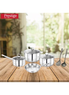 Prestige Prestige Stainless Steel 9Pc Cookware  Set  - Image 2