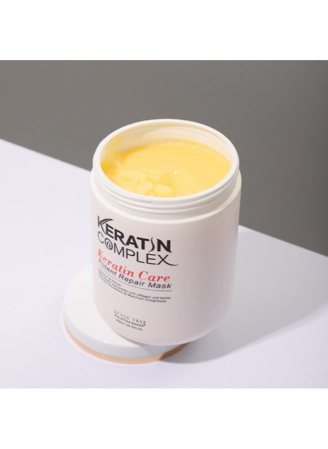 KERATIN COMPLEX Hair mask Complex Keratin Hair Care Damaged Hair Repair Keratin Moisturizing Hair mask  - Image 2