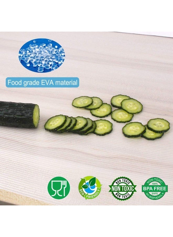 Hoasis Shelf Liner 30x500cm, Non-Slip Cabinet Liner Non-Adhesive Drawer Mats, Food-Grade EVA Washable Oil-Proof Mat for Kitchen Cabinets, Refrigerator, Shelves, Desks - Image 3