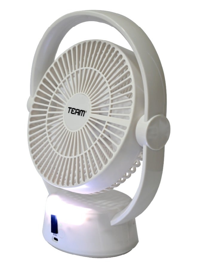TEAM Rechargeable Fan | Long-Lasting Fan | Multifunctional | Compact Portable Fan. - Image 3