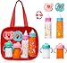 fash n kolor My Sweet Baby Disappearing Doll Feeding Set Baby Care 6 Piece Doll Feeding Set Red - Image 2