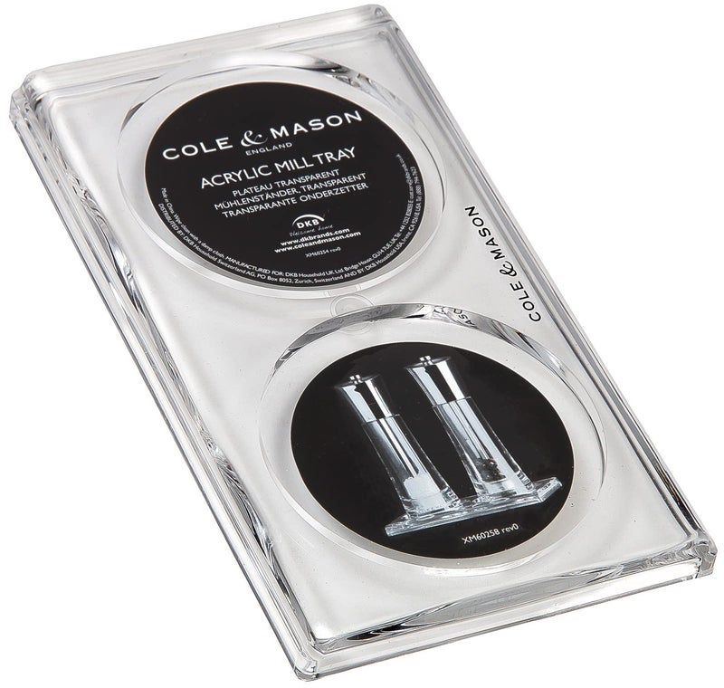 COLE & MASON Cole and Mason Salt and Pepper Mill Tray, Acrylic - Image 5