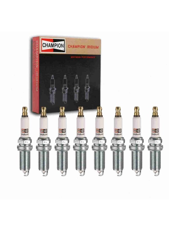Sixity Auto 8 pc Champion Iridium Spark Plugs compatible with Porsche Cayenne 48L V8 20082014  - Image 1