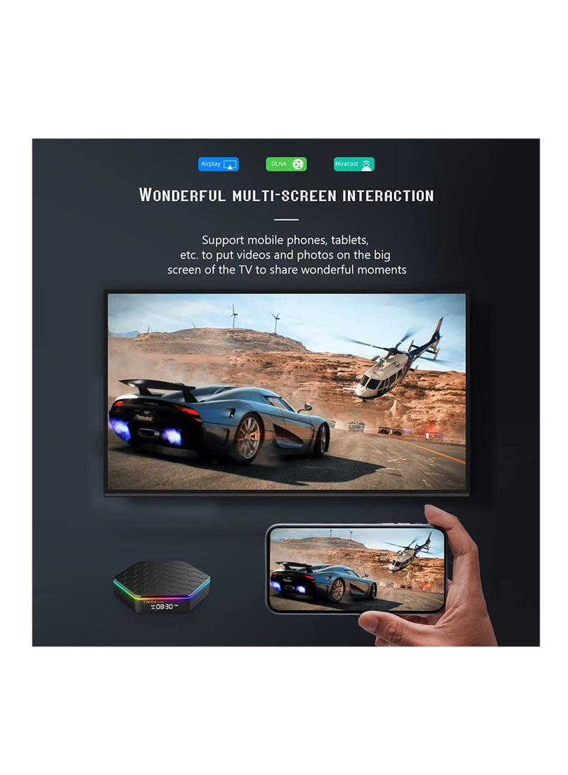 Android TV Box 12.0 Android Boxes H618 Quad-Core - Image 3