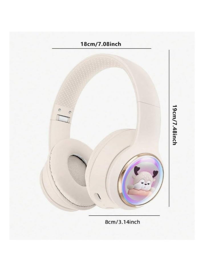 AMBERJACK Wireless Music BT Headphones for Gaming Over Ear Foldable Noise Protection Headset AKZ56 For Children Boy Girl Travel School Phone Pad Tablet PC  - Image 4