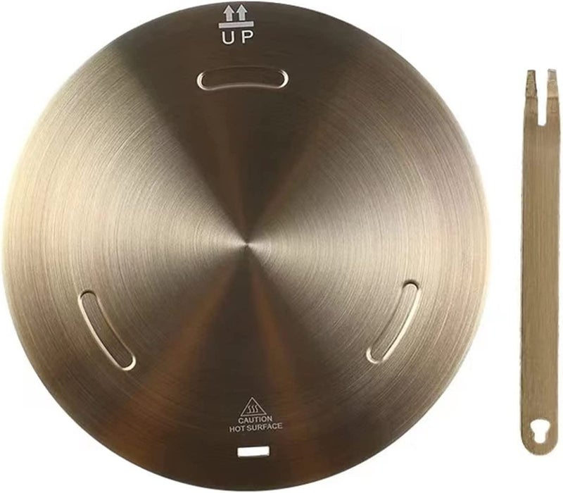 Softifund Heat Diffuser Plate for Gas Electronic Stove Softifund Cooking Induction Adapter Simmer Plate with Remove Handle for Milk Coffee Cookware 11inch Defrosting Tray for Frozen Meat