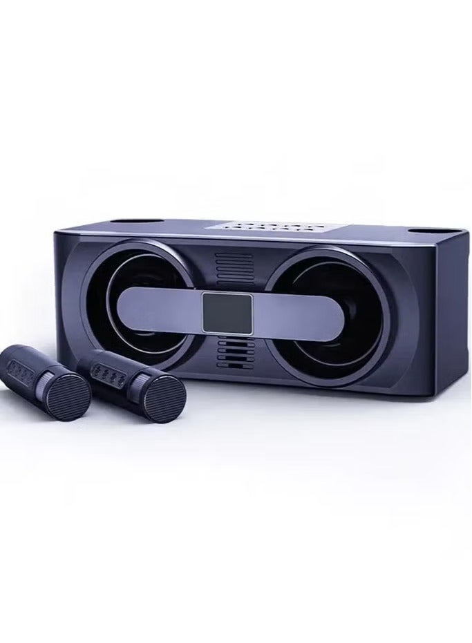 Smart Berry Portable Wireless Karaoke Speaker M24 – Bluetooth Speaker with Wireless Microphone, High-Quality Sound, LED Lights, Rechargeable, Perfect for Home, Parties, Outdoor Fun, and Karaoke Sessions - Image 2