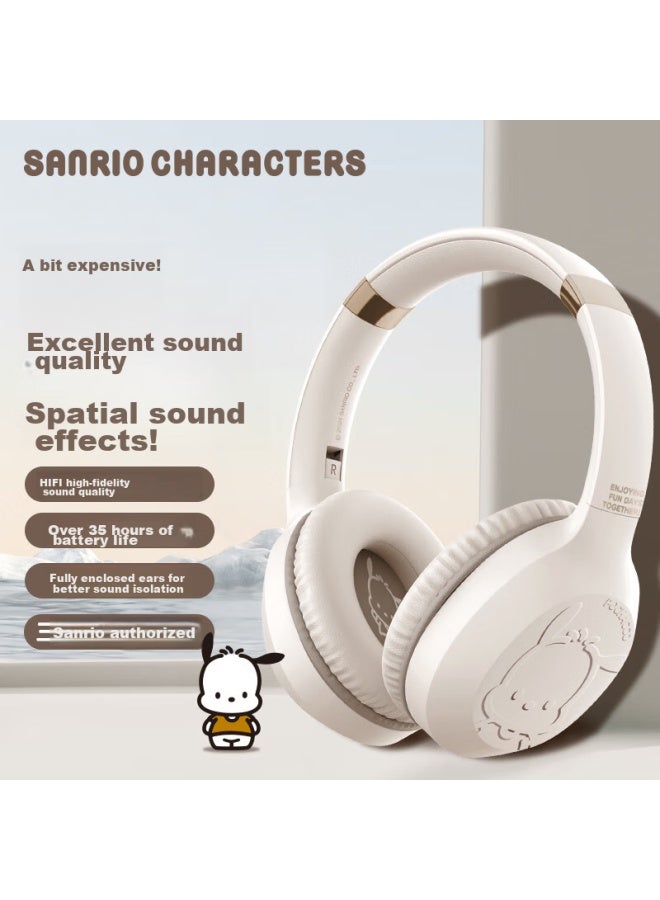 Chen Feng Chenfeng Sanrio S05 Pacha Dog Headphones, True Wireless Bluetooth, Ultra-long Battery Life, Gaming E-sports Student Couple Birthday Gift, Compatible With Apple Huawei Xiaomi - Image 1
