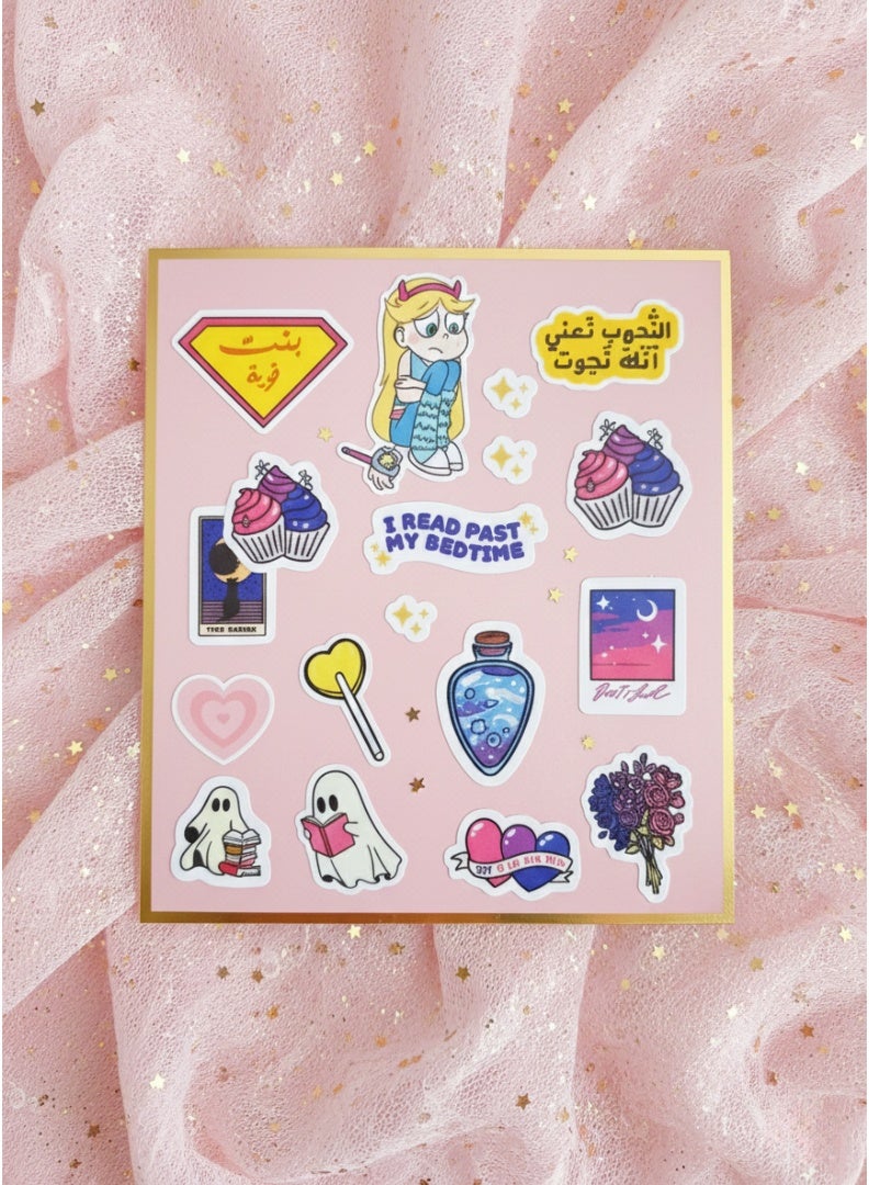 HASSM A set of stickers containing different designs - Image 2