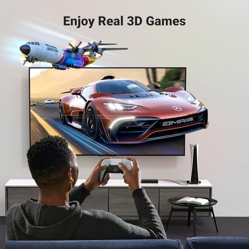 Ugreen مفتاح UGREEN HDMI 5 في 1 مخرج 4K@60Hz، موزع HDMI مع جهاز تحكم عن بعد 5 منافذ محول صندوق دعم 3D CEC HDR HDCP2.2 متوافق مع PS5/4/3 Xbox Nintendo Switch Roku TV Fire Stick أسود - Image 4