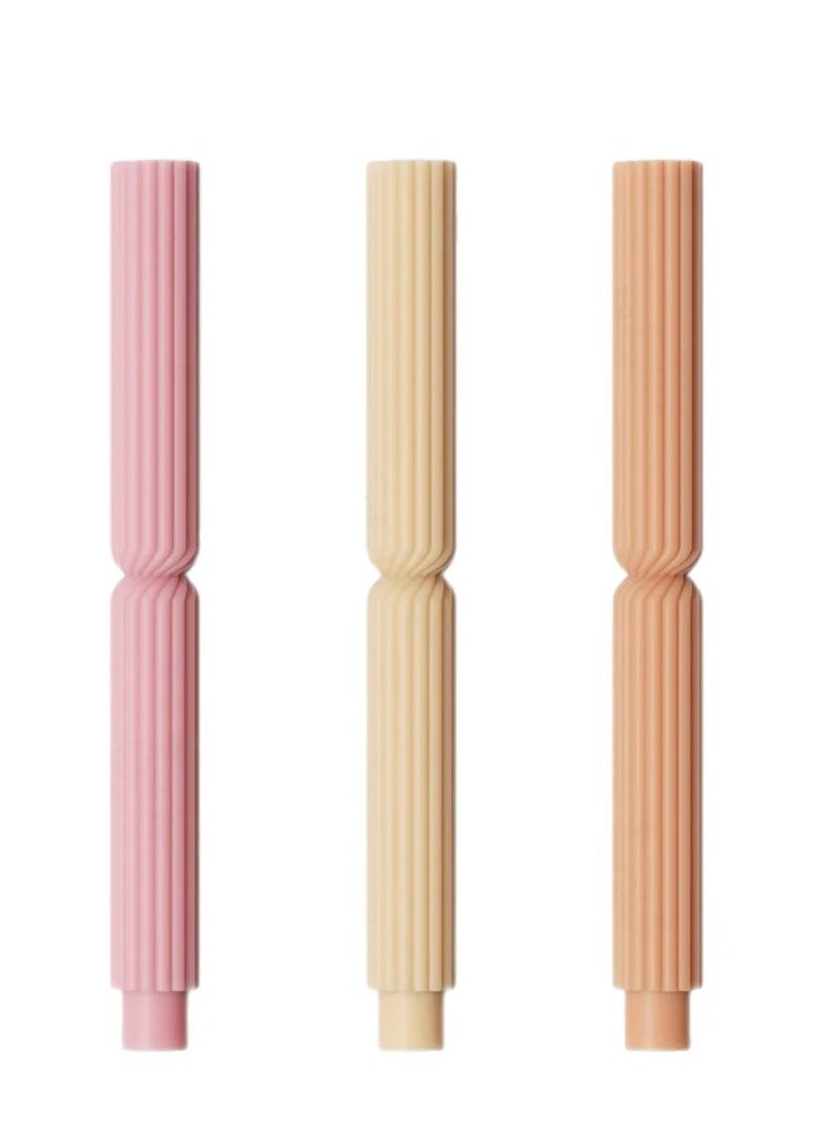 Generic Celene Taper Candle on Vanilla Scent ( pink ) 1psc  - Image 1