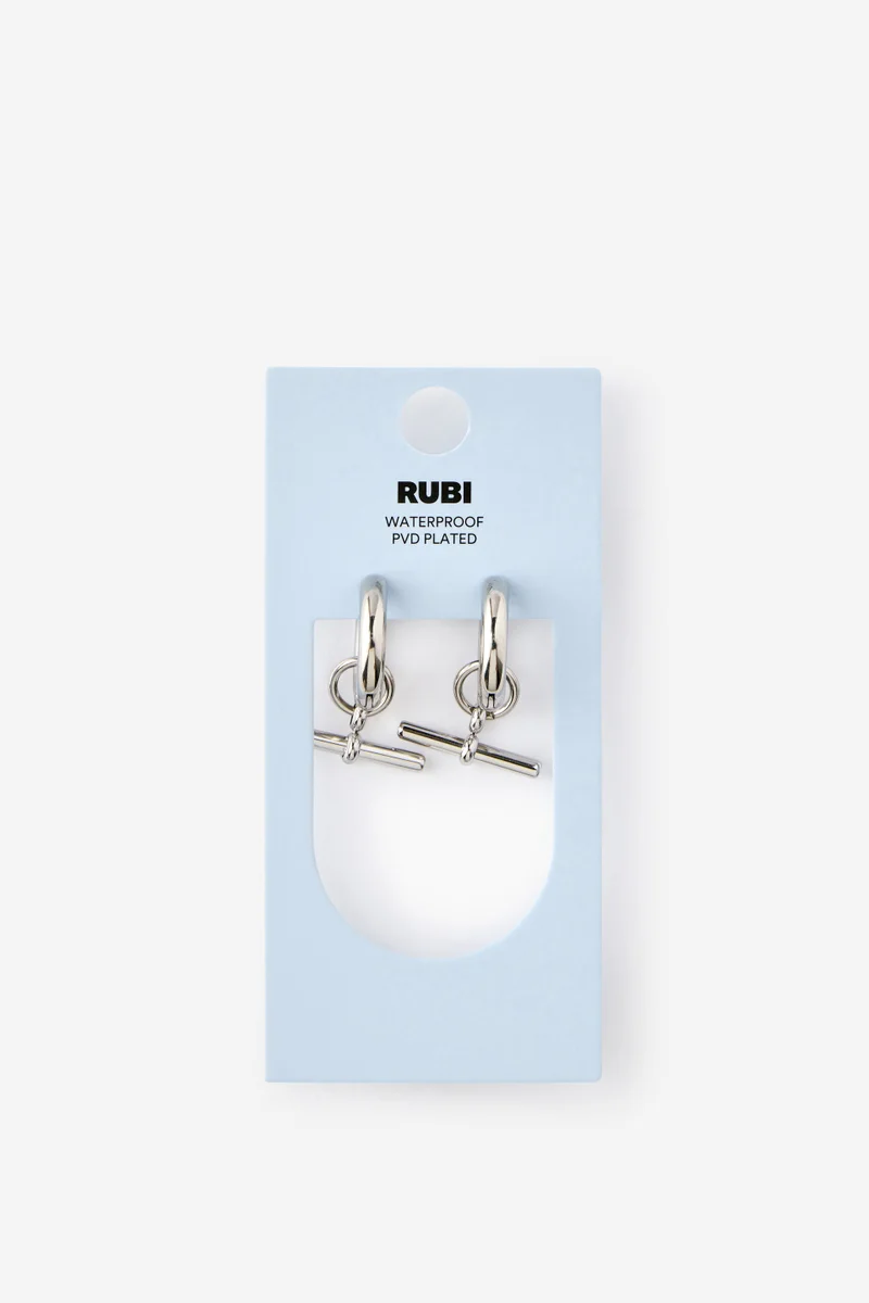 روبي Waterproof Charm Hoop Earring