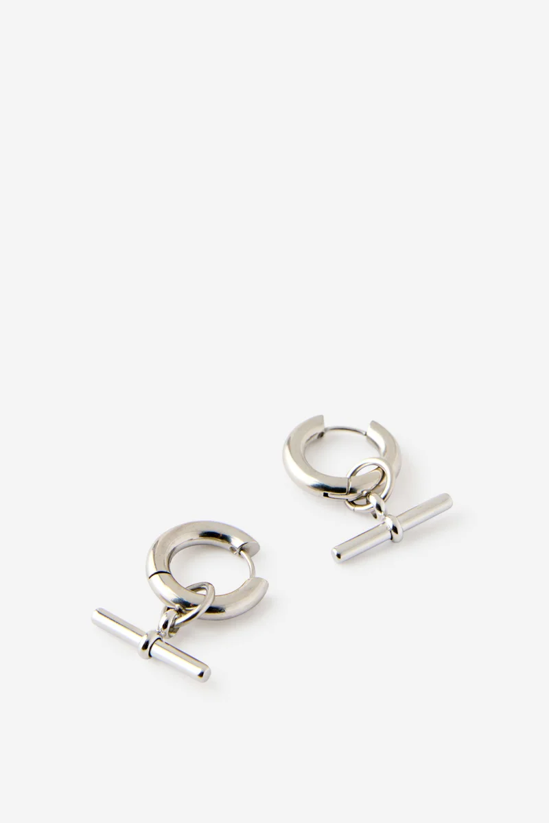 روبي Waterproof Charm Hoop Earring