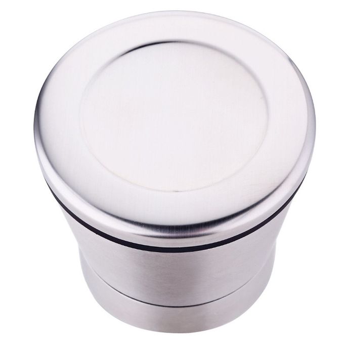 BlueSnail Stainless Steel Manual Grips Glass Salt Pepper Grinder Seasoning Bottle (5.1", Silver) - Image 3