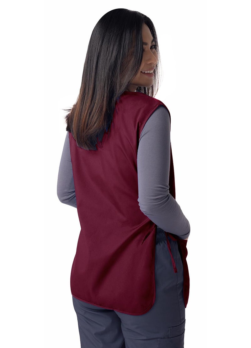 Sivvan Unisex Apron - Cobbler Apron - S8700 - Burgundy - R - Image 4