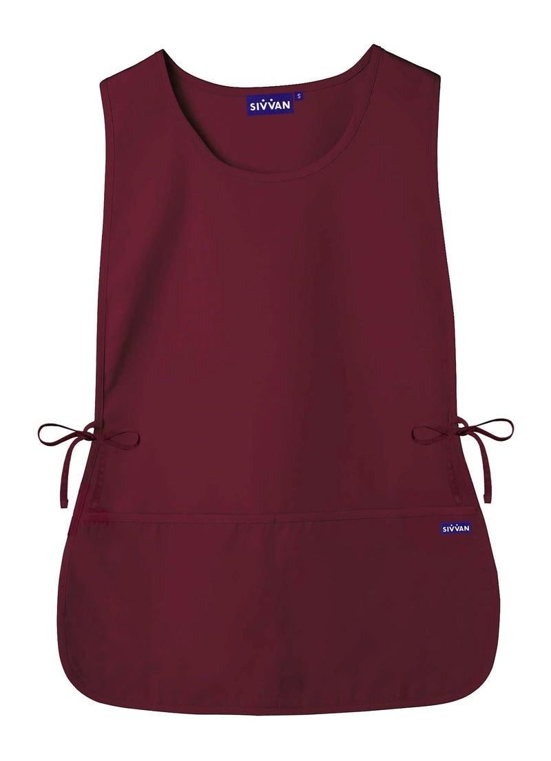 Sivvan Unisex Apron - Cobbler Apron - S8700 - Burgundy - R - Image 1