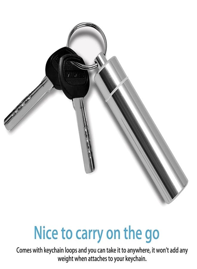 SHREESAMP Teeth Cleaning Tools Kit, Dental Floss Toothpicks Set With Aluminum Tube, Dental Tools Reusable Toothpicks, Teeth Braces Cleaning Tools Kit For Outdoor Camping Traveling - Image 4