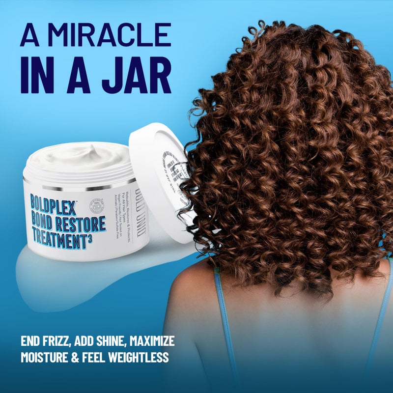 BOLD UNIQ BoldPlex Hair Mask - Deep Conditioner For Dry, Damaged Hair - Mascarilla Para El Cabello - Helps Repair and Nourish Curly, Bleached, or Frizzy Hair - 6.76 Fl Oz - Image 4