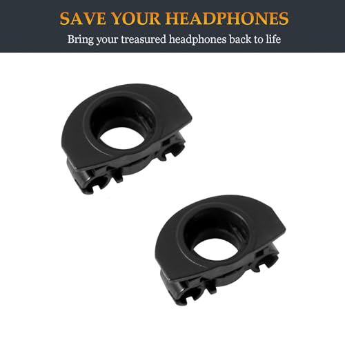 Fadmew WH-1000XM4 Hinge Swivels as Same as the OEM XM4 Hinge Spins Replacement Parts Accessories Compatible with Sony WH-1000XM4 Noise Cancelling Headphones (Black) - Image 3
