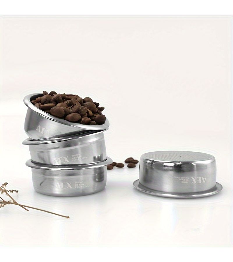 Stainless Steel Espresso Filter Basket 18g Reusable for 58mm Portafilter - Image 2