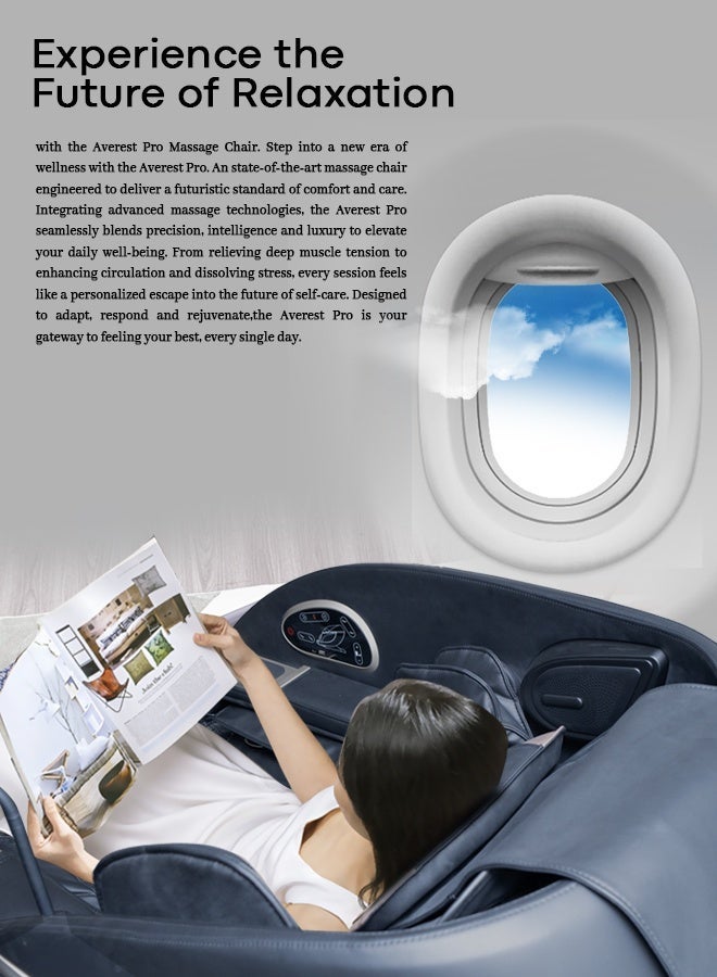 Zero Beyond Wellness Averest Pro Smart Massage Chair – Full Body Massage Chair with Zero Gravity Recline, Body Scan Technology, Airbag Compression, Heat Therapy & Bluetooth Speakers - Image 4