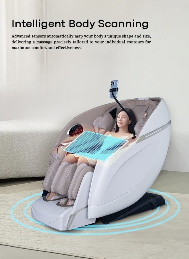 Zero Beyond Wellness Averest Pro Smart Massage Chair – Full Body Massage Chair with Zero Gravity Recline, Body Scan Technology, Airbag Compression, Heat Therapy & Bluetooth Speakers - Image 5