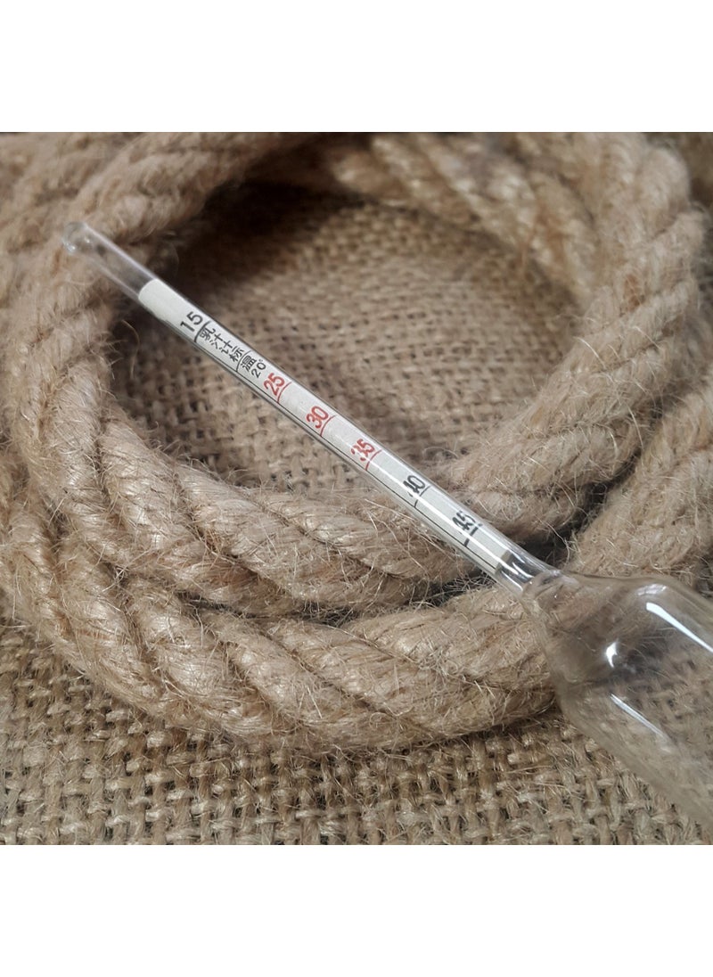 Weather Forecast Densimeter 1.015-1,040 Lactometer Glass Milk Density Meter Thr256  - Image 3