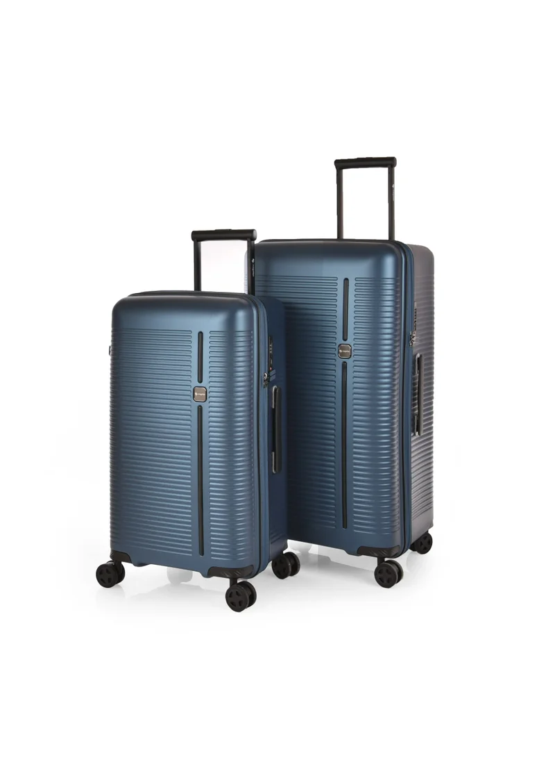 Magellan Magellan PP Trunk Trolley 2 Piece Luggage Set FN/2P – 24/28 Inch, 4 Double Wheels, TSA Lock, Hard Shell