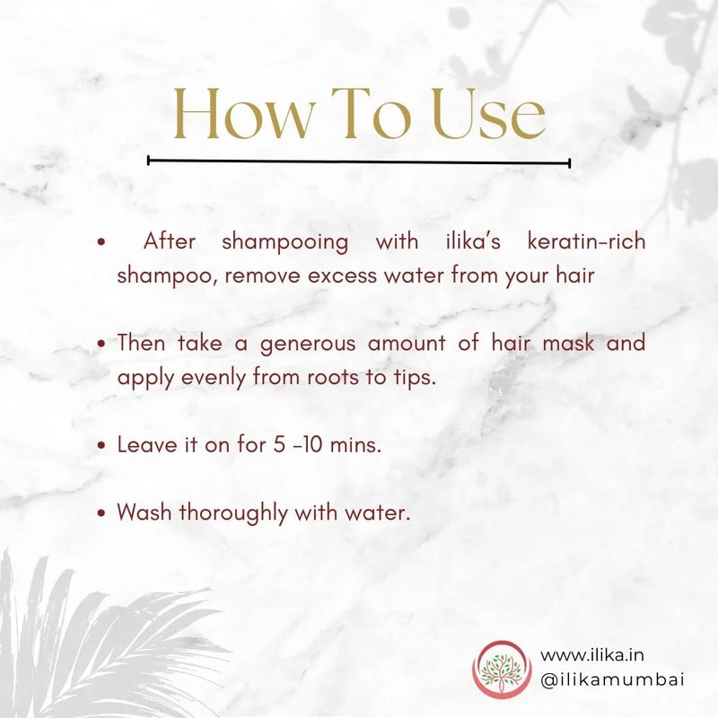 Ilika Nourishing Keratin Hair Mask Repair Damaged Hair Restore Shine 100g - Image 5