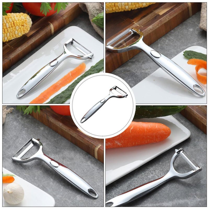 Zinc Alloy Y Shaped Fruit Peeler Multifunctional Kitchen Vegetable Peeler Tool - Image 5