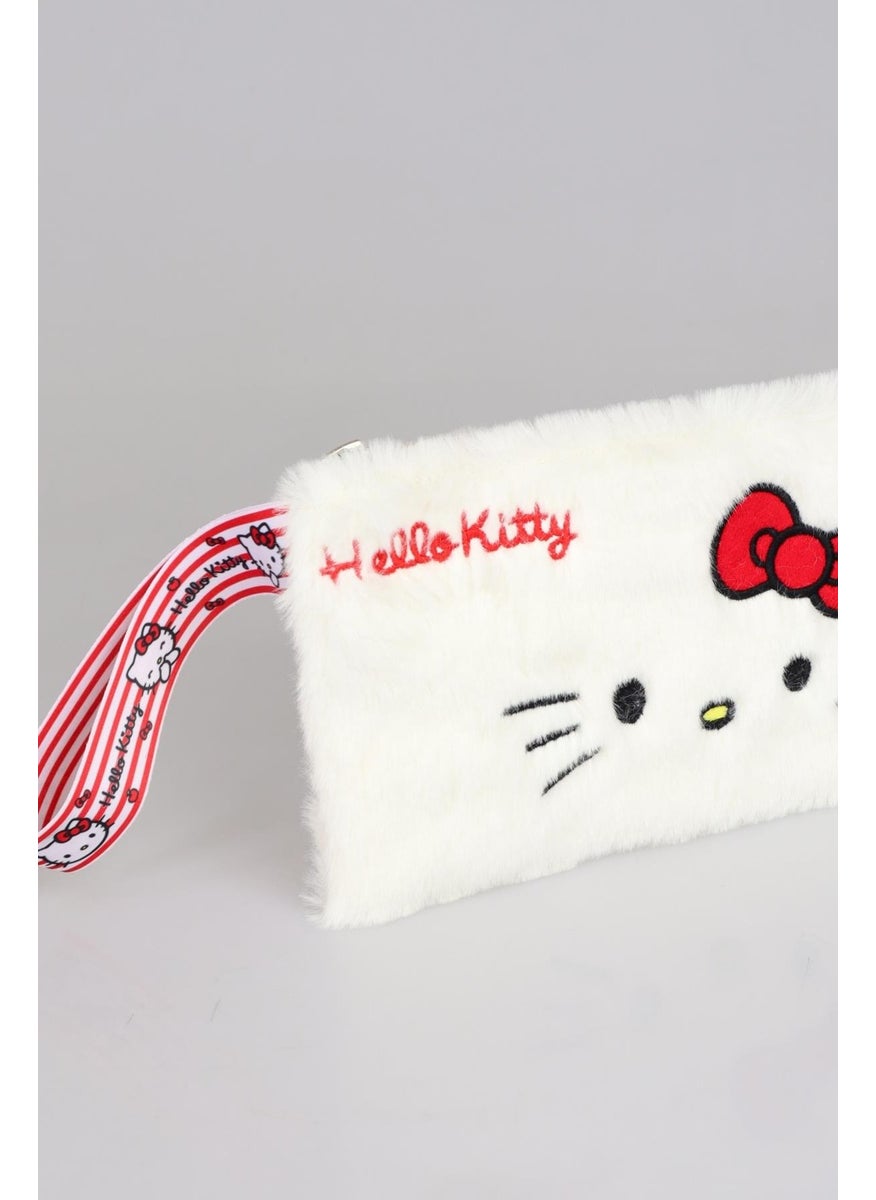 Hello Kitty Dekomus New Season Licensed Basic Plush Handbag/Makeup Bag/Pencil Bag  - Image 3