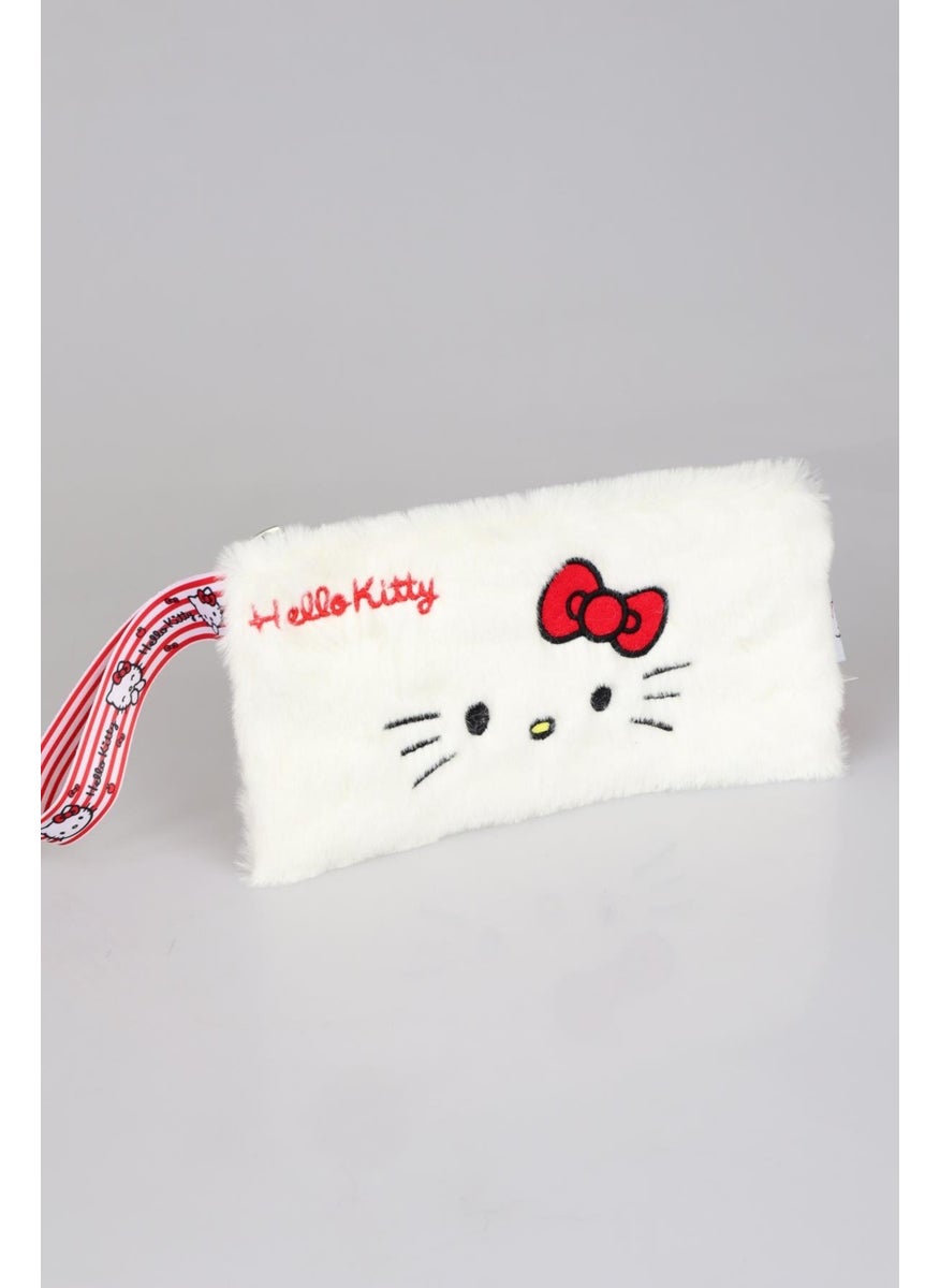 Hello Kitty Dekomus New Season Licensed Basic Plush Handbag/Makeup Bag/Pencil Bag  - Image 1