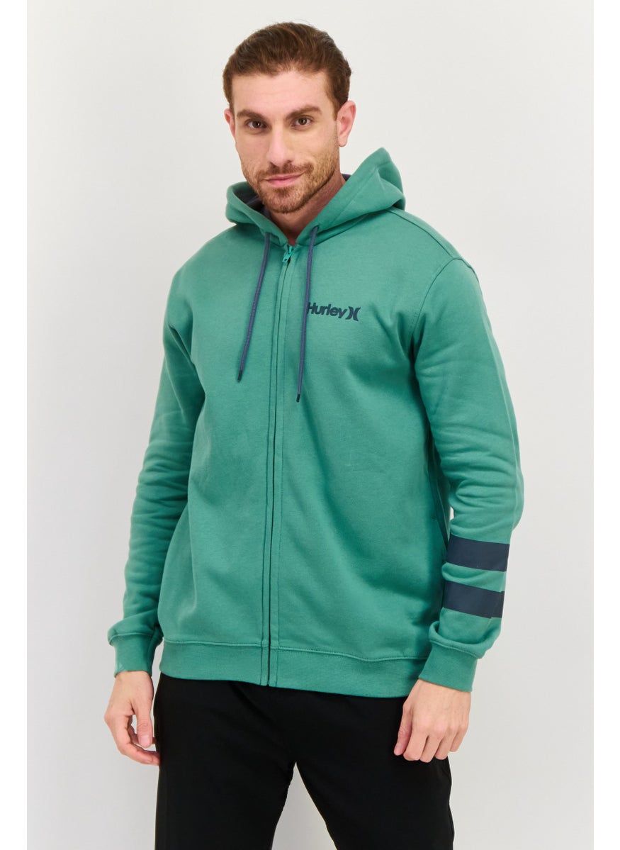 Hurley Men Sportswear Fit Outdoor Sweatshirts, Green  - Image 1