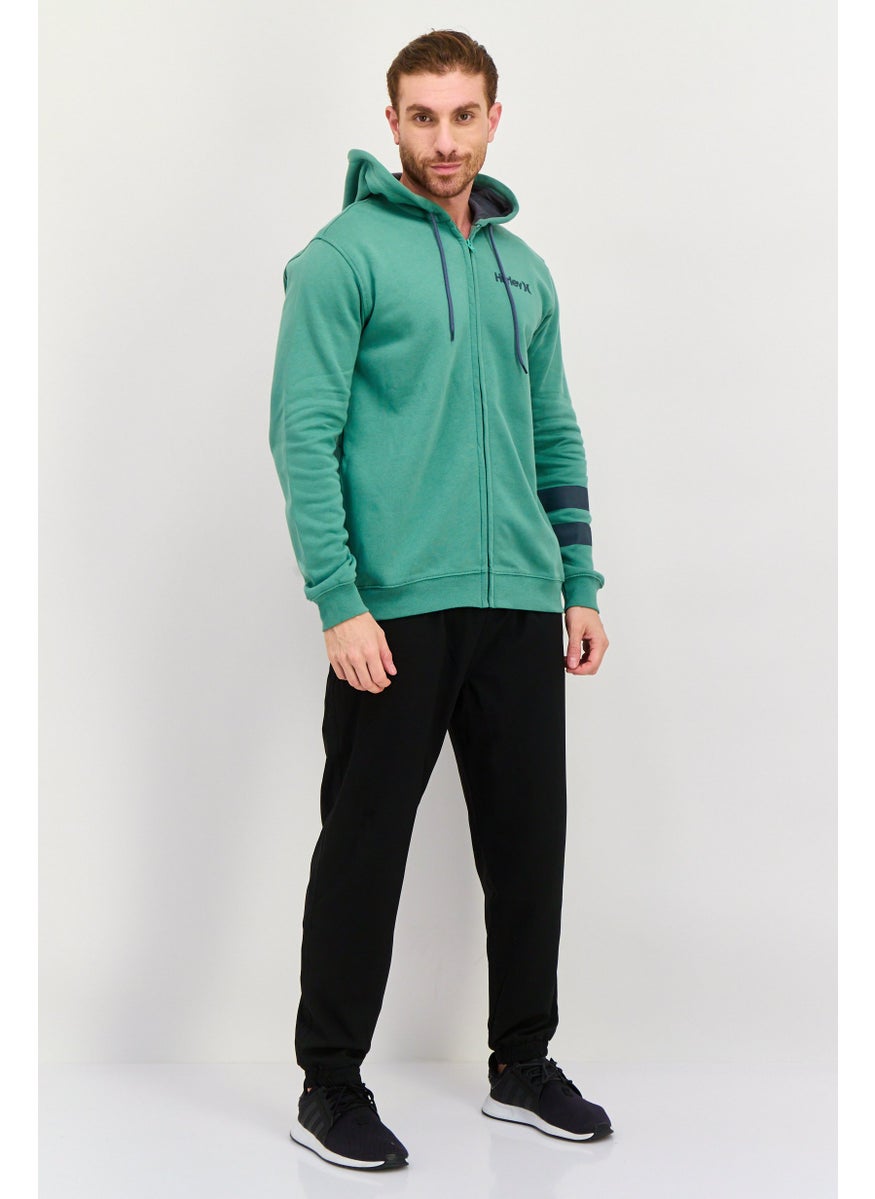 Hurley Men Sportswear Fit Outdoor Sweatshirts, Green  - Image 4