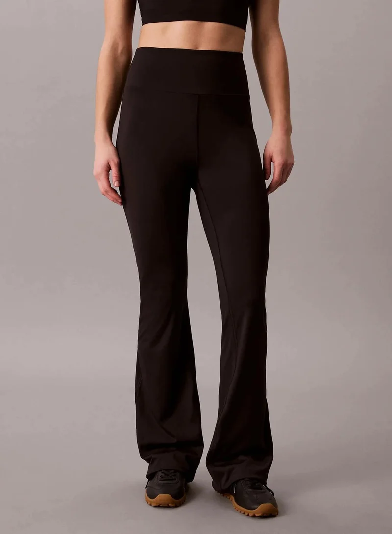 Calvin Klein Quick-Dry High-Rise Flared Gym Leggings