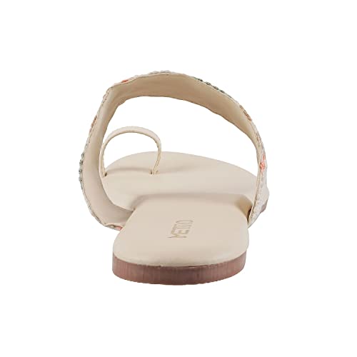 Metro Women Beige Flat Sandal UK/7 EU/40 (32-1702) - Image 4