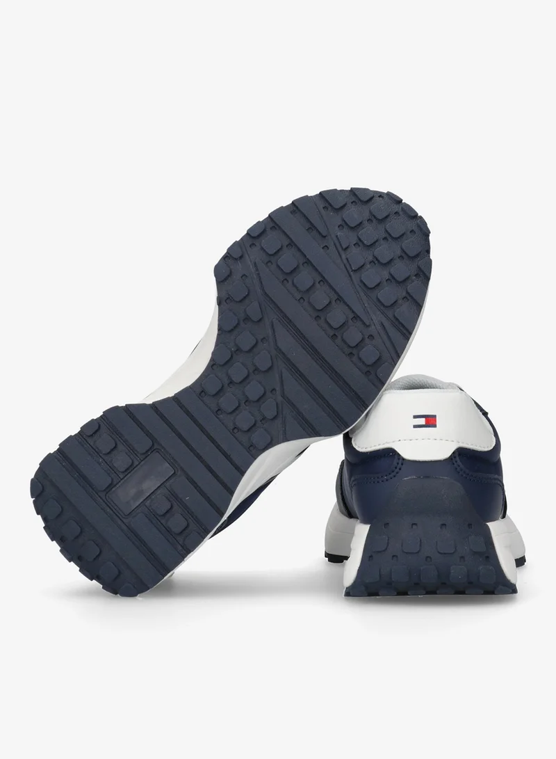 تومي هيلفيغر أحذية رياضية للأطفال برباط وطراز منخفض