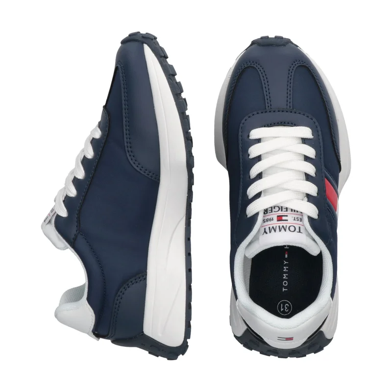 TOMMY HILFIGER Kids Lace Up Low Top Sneakers