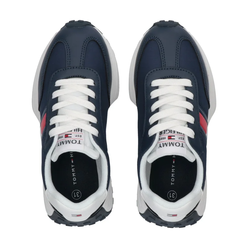 TOMMY HILFIGER Kids Lace Up Low Top Sneakers