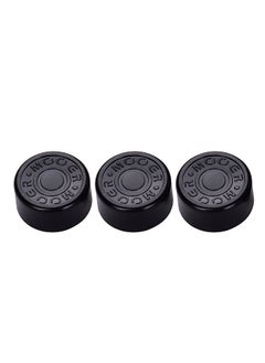 Rockhouse 3pcs Footswitch Topper Protector ABS Bumpers for Guitar Effect Pedal Black  - Image 1
